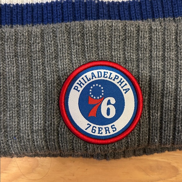 NWT 47 Brand Philadelphia 76ers Highline Knit Grey Beanie - Picture 5 of 6